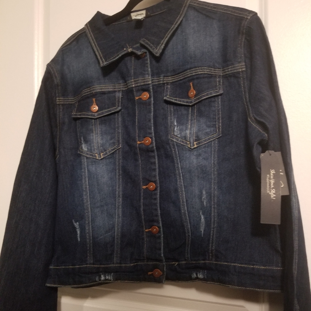NWT Supplies by Union BayDistressed Jean Jacket XL
